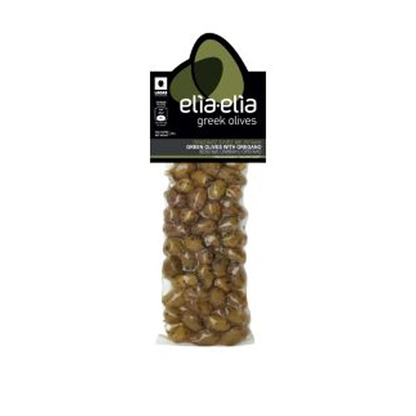 ΛΑΔΑΣ ΕΛΙΕΣ ΠΡΑΣΙΝΕΣ ΜΕ ΡΙΓΑΝΗ VACUUM 200gr.