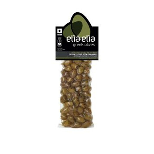 ΛΑΔΑΣ ΕΛΙΕΣ ΠΡΑΣΙΝΕΣ ΜΕ ΡΙΓΑΝΗ VACUUM 200gr.