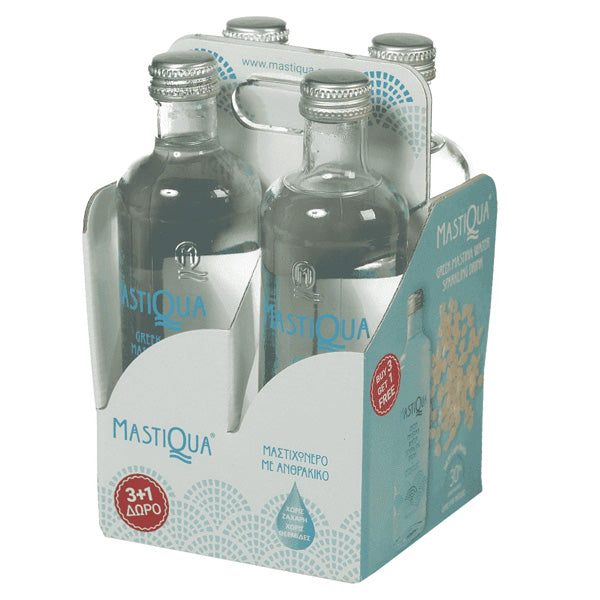 MASTIQUA ΑΝΘΡΑΚΟΥΧΟ ΝΕΡΟ 330ml (3+1 ΔΩΡΟ)