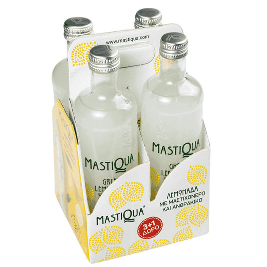 MASTIQUA ΑΝΘΡΑΚΟΥΧΟ ΝΕΡΟ 330ml - (ΛΕΜΟΝΑΔΑ) (3+1 ΔΩΡΟ)