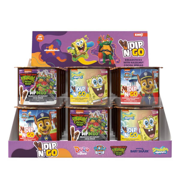 DIP n' GO ΤΡΑΓΑΝΑ ΚΡΙΤΣΙΝΑΚΙΑ ΜΕ ΑΛΕΙΜΜΑ ΚΑΚΑΟ 55gr. - (ΔΙΑΦΟΡΟΙ ΗΡΩΕΣ)