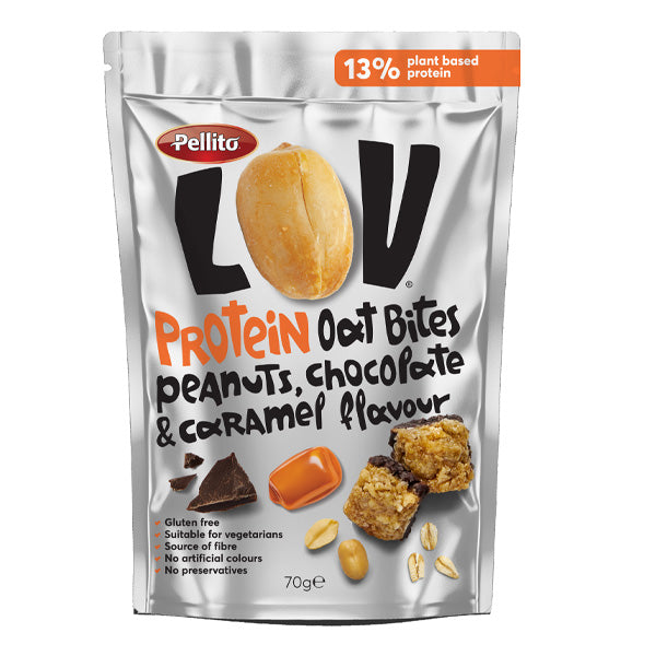 PELLITO LOV OAT BITES 70gr. - (ΦΥΣΤΙΚΙ - ΚΑΡΑΜΕΛΑ - ΣΟΚΟΛΑΤΑ)