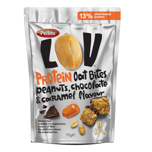 PELLITO LOV OAT BITES 70gr. - (ΦΥΣΤΙΚΙ - ΚΑΡΑΜΕΛΑ - ΣΟΚΟΛΑΤΑ)