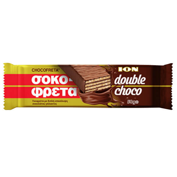 ΙΟΝ ΣΟΚΟΦΡΕΤΑ DOUBLE CHOCO (16x50gr) - (8024)