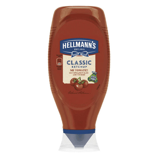 HELLMANN'S CLASSIC KETCHUP 850gr. XXL - (TOP DOWN)