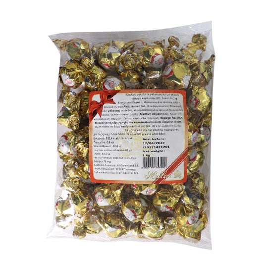 ΧΡΙΣΤΟΥΓΕΝΝΙΑΤΙΚΑ ΣΟΚΟΛΑΤΑΚΙΑ ΧΡΥΣΑ 1kg - (ΚΑΡΑΜΕΛΑ)