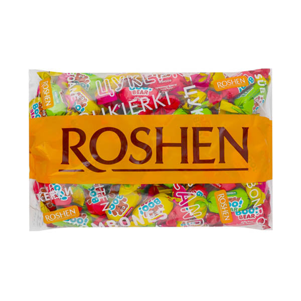 ROSHEN BOO! BEAR ΖΕΛΕΔΑΚΙΑ ΜΕ ΕΠΙΚΑΛΥΨΗ ΣΟΚΟΛΑΤΑΣ ΓΑΛΑΚΤΟΣ 1kg - (3 ΓΕΥΣΕΙΣ)