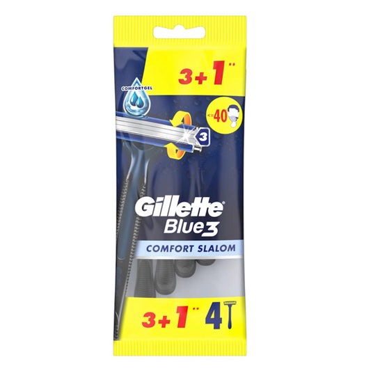 GILLETTE ΞΥΡΑΦΑΚΙΑ BLUE 3 - (SLALOM COMFORT) (3+1)