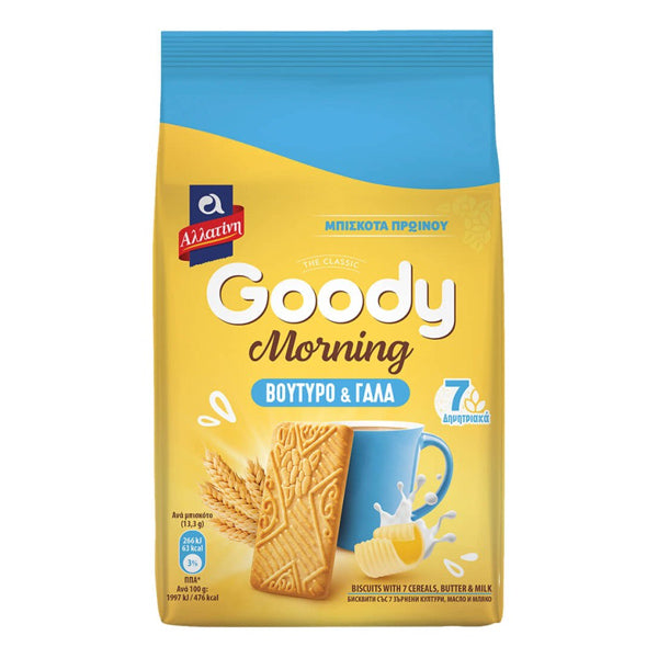 ΑΛΛΑΤΙΝΗ GOODY MORNING ΜΠΙΣΚΟΤΑ 160gr. - (ΒΟΥΤΥΡΟ ΚΑΙ ΓΑΛΑ)