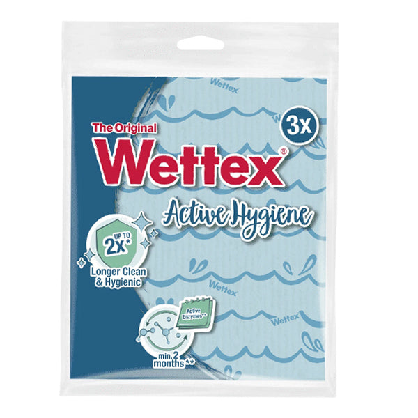 WETTEX ACTIVE HYGIENE ΣΠΟΓΓΟΠΕΤΣΕΤΑ Νo1 (3τεμ)