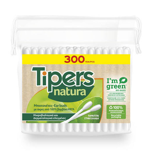 TIPERS NATURA ΩΤΟΚΑΘΑΡΙΣΤΕΣ 300τεμ.