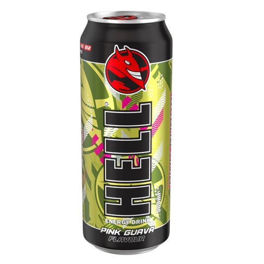 HELL ENERGY DRINK 500ml - (PINK GUAVA)