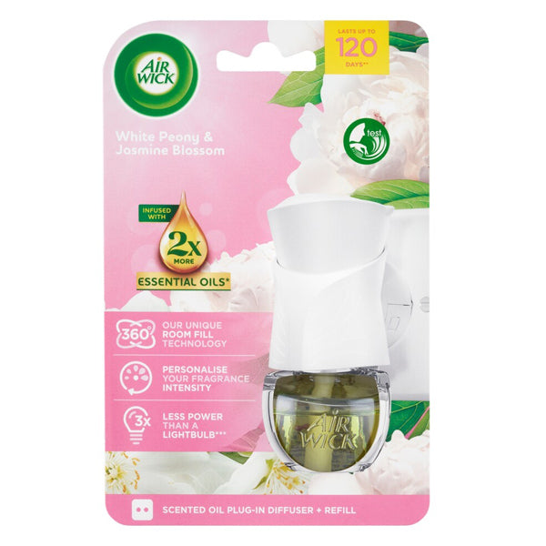 AIR WICK ΣΥΣΚΕΥΗ + ΑΝΤ/ΚΟ 19ml - (WHITE PEONY & JASMINE BLOSSOM)