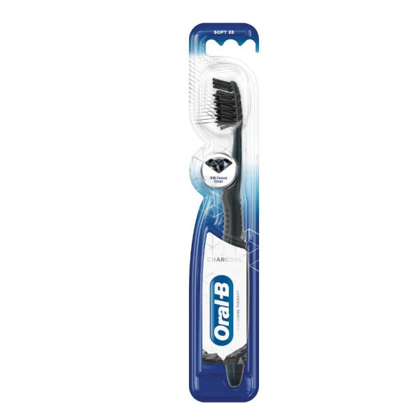 ORAL-B ΟΔΟΝΤΟΒΟΥΡΤΣΑ 3D WHITE CHARCOAL - (SOFT)