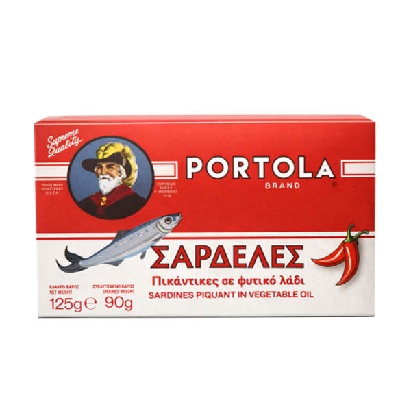 PORTOLA ΣΑΡΔΕΛΑ 125gr. - (ΠΙΚΑΝΤΙΚΗ)
