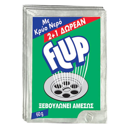 FLUP ΑΠΟΦΡΑΚΤΙΚΟ 60gr. - (ΚΡΥΟ) (2+1 ΔΩΡΟ)