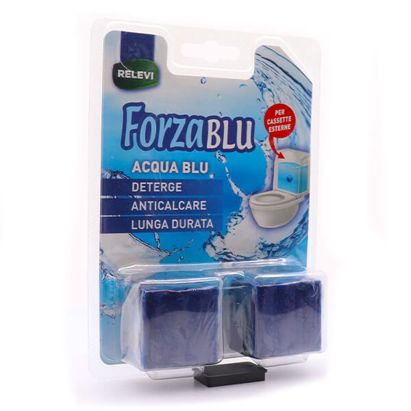 RELEVI ΧΕΙΜΑΡΡΟΣ WC ΣΕ ΚΥΒΟ 2x50gr - (AQUA BLUE) (GRANFORTE)