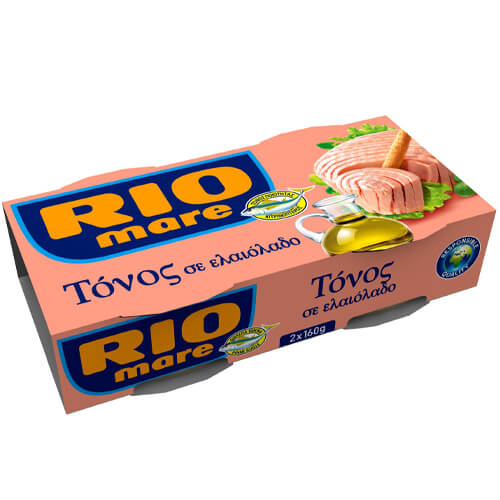 RIO MARE ΤΟΝΟΣ ΣΕ ΕΛΑΙΟΛΑΔΟ (2x160gr)