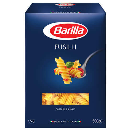 BARILLA 500gr - No 98 (FUSILLI)