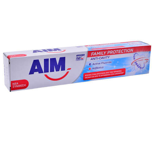 AIM FAMILY PROTECTION 75ml - (ANTI-CAVITY) (ΟΔΟΝΤΟΚΡΕΜΑ)