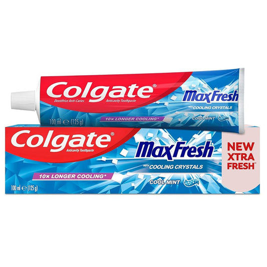 COLGATE MAX FRESH 100ml - (COOLING CRYSTALS) (COOL MINΤ) (ΟΔΟΝΤΟΚΡΕΜΑ)