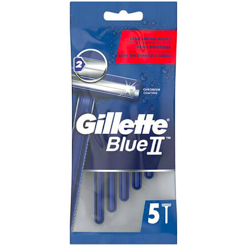 GILLETTE ΞΥΡΑΦΑΚΙΑ BLUE II - (5τεμ.) (SIMPLE)