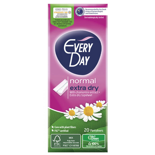 EVERYDAY ΣΕΡΒΙΕΤΑΚΙ EXTRA DRY 20τεμ. - (NORMAL) (1090N)
