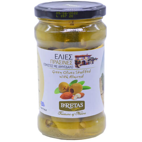 ΜΠΡΕΤΑΣ ΕΛΙΕΣ ΠΡΑΣΙΝΕΣ ΓΕΜΙΣΤΕΣ 314ml - (ΑΜΥΓΔΑΛΟ) (ΒΑΖΟ)