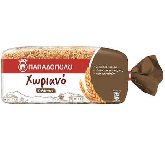 ΠΑΠΑΔΟΠΟΥΛΟΥ ΤΟΣΤ ΧΩΡΙΑΝΟ 540gr. - (ΠΟΛΥΣΠΟΡΟ)