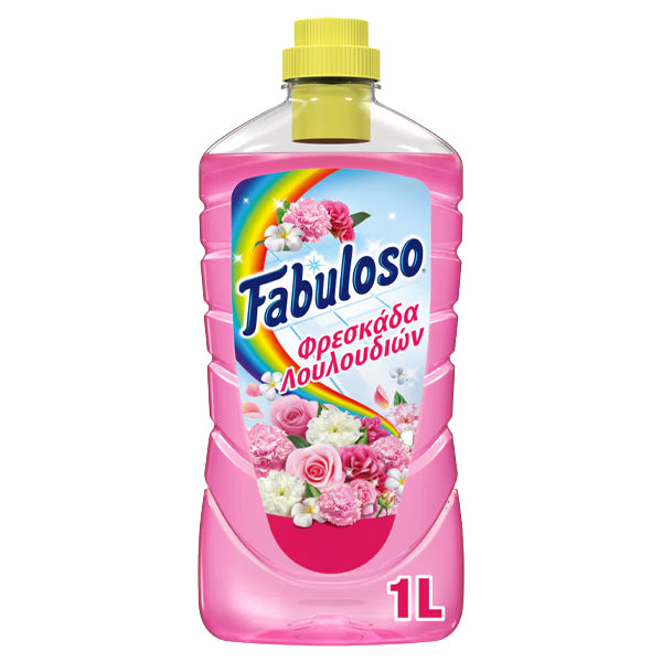 FABULOSO ΚΑΘΑΡΙΣΤΙΚΟ 1lt - (ΦΡΕΣΚΑΔΑ ΛΟΥΛΟΥΔΙΩΝ)