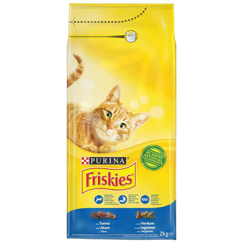 FRISKIES ΓΑΤΟΤΡΟΦΗ ΚΡΟΚΕΤΑ 2kg - (ΤΟΝΟ-ΛΑΧΑΝΙΚΑ)