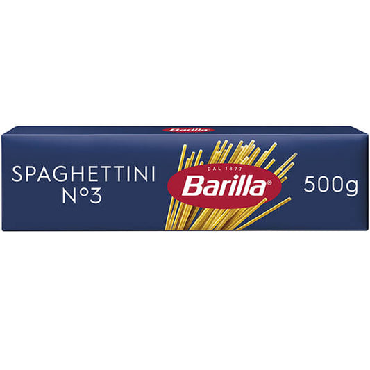 BARILLA 500gr - No 3 (SPAGHETTINI)