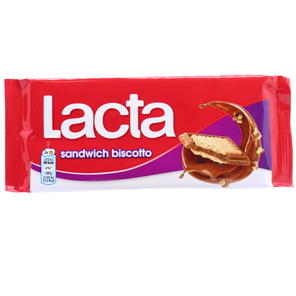 LACTA ΣΟΚΟΛΑΤΑ 87gr. SANDWICH - (ΜΙΝΙ ΜΠΙΣΚΟΤΑ)