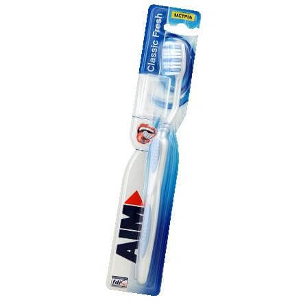 AIM ΟΔΟΝΤΟΒΟΥΡΤΣΑ - (CLASSIC FRESH) (ΜΕΤΡΙΑ)