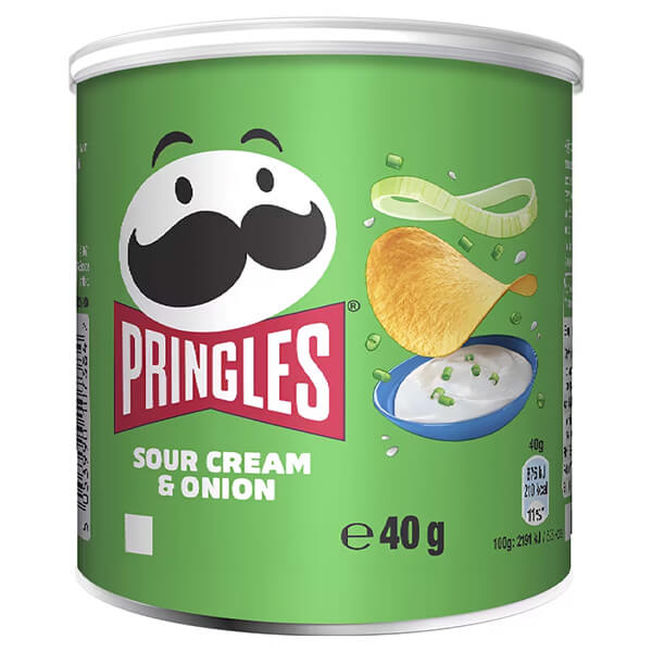 PRINGLES ΤΣΙΠΣ 40gr - (SOUR CREAM & ONION)