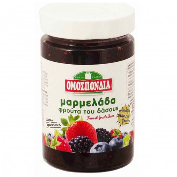 ΟΜΟΣΠΟΝΔΙΑ ΜΑΡΜΕΛΑΔΑ 360gr. - (ΦΡΟΥΤΑ ΤΟΥ ΔΑΣΟΥΣ)