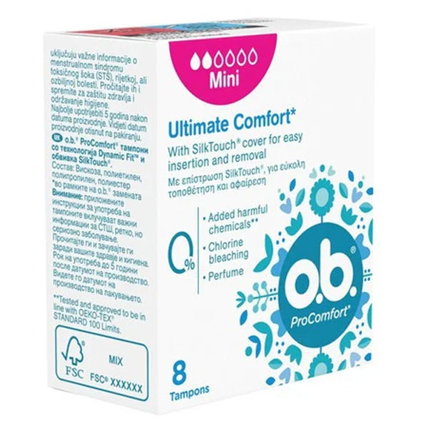 O.B. TAMPONS PROCOMFORT 8τεμ. - (MINI)