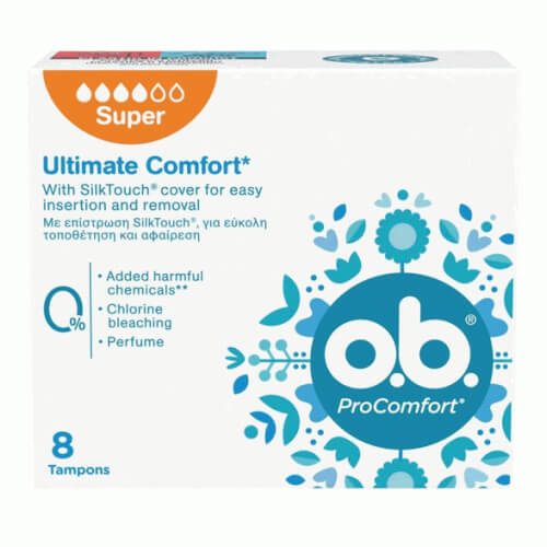 O.B. TAMPONS PROCOMFORT 8τεμ. - (SUPER)