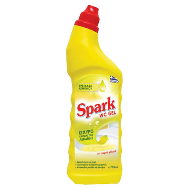 SPARK WC ΥΓΡΟ ΤΟΥΑΛΕΤΑΣ 750ml - (ΚΙΤΡΙΝΟ/ΕΝΕΡΓΟ ΧΛΩΡΙΟ)