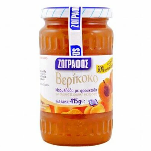 ΖΩΓΡΑΦΟΣ ΜΑΡΜΕΛΑΔΑ ΜΕ ΦΡΟΥΚΤΟΖΗ 415gr. - (ΒΕΡΥΚΟΚΟ)