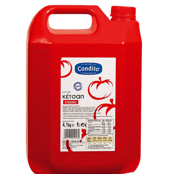 CONDITO KETCHUP 4,1kg - (ΜΠΕΤΟΝΙ)