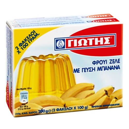 ΓΙΩΤΗΣ ΦΡΟΥΙ ΖΕΛΕ 200gr. - (ΜΠΑΝΑΝΑ)