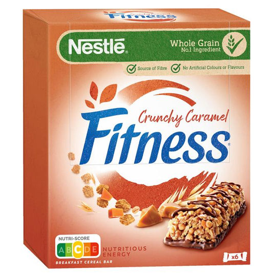 NESTLE BARS FITNESS 23,5gr. - (CRUNCHY CARAMEL) (6τεμ)
