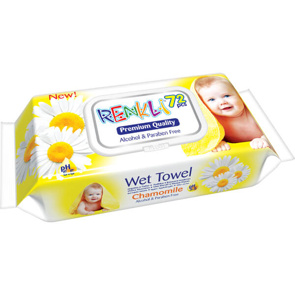 RENKLI ΜΩΡΟΜΑΝΤΗΛΑ ΜΕ ΚΑΠΑΚΙ 72τεμ. - (CHAMOMILE) (PREMIUM SERIES)