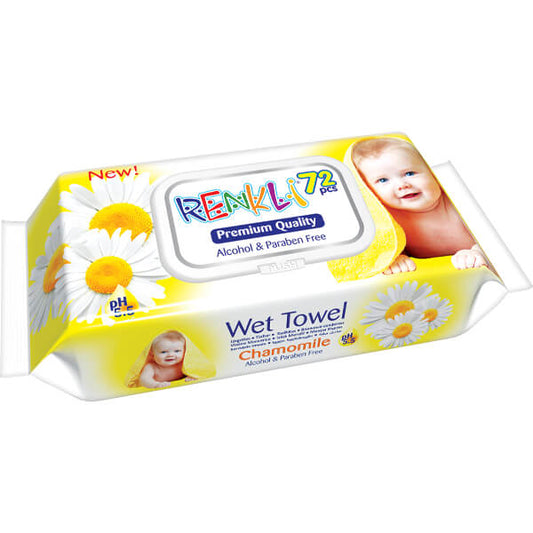 RENKLI ΜΩΡΟΜΑΝΤΗΛΑ ΜΕ ΚΑΠΑΚΙ 72τεμ. - (CHAMOMILE) (PREMIUM SERIES)