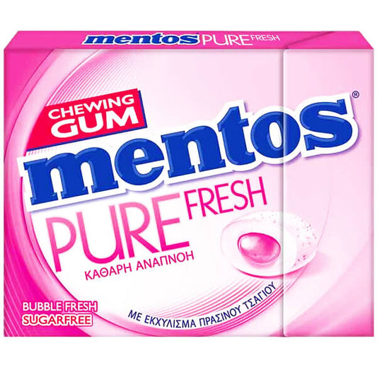 MENTOS PURE FRESH SLIM BOX (12x30gr) - (BUBBLE FRESH) (1675018)