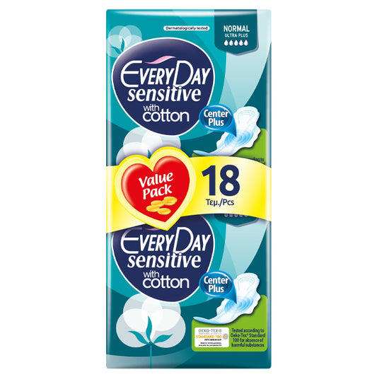 EVERYDAY SENSITIVE ΣΕΡΒΙΕΤΕΣ 18τεμ. - (NORMAL ULTRA PLUS) (0637)