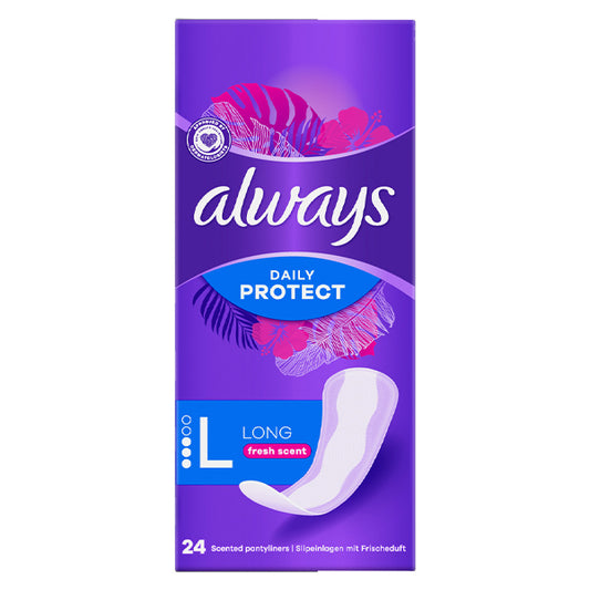 ALWAYS ΣΕΡΒΙΕΤΑΚΙΑ DAILY PROTECT (24τεμ.) - (LONG) (FRESH SCENT)