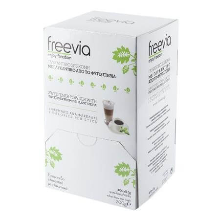 FREEVIA ΓΛΥΚΑΝΤΙΚΟ 400τεμ. - (STICKS) (STEVIA)