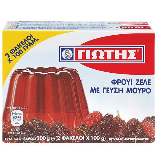 ΓΙΩΤΗΣ ΦΡΟΥΙ ΖΕΛΕ 200gr. - (ΜΟΥΡΟ)